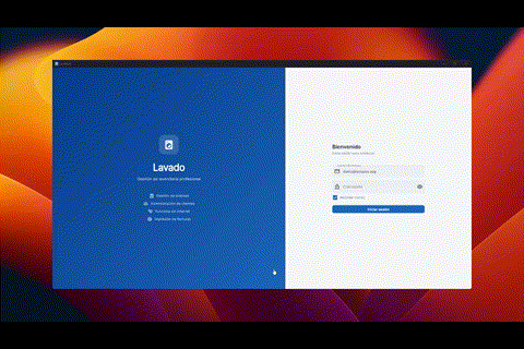 Demostración de LavaPOS en uso